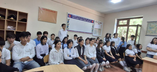 Xocavənd rayonunda məktəblərdə maarifləndirmə tədbirləri davam edir