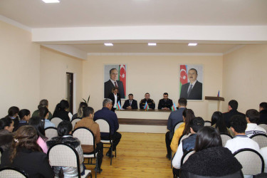 Qaradağlı kənd tam orta ümumtəhsil məktəbində “Narkotikə yox deyək!” mövzusunda geniş maarifləndirici tədbir keçirilmişdir