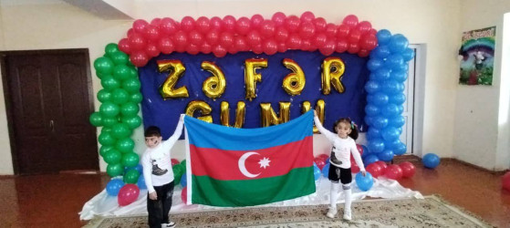 Zəfər Günü ərəfəsində Kuropatkin kənd uşaq bağçasında tədbir keçirilib