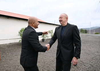 Azərbaycan Respublikasının Prezidenti İlham Əliyev sentyabrın 14-də Xocavənd rayonunun Sos kəndində olub