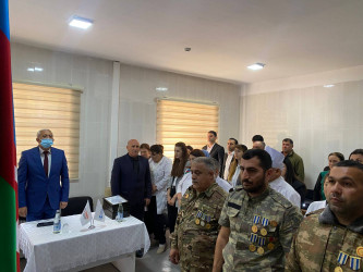 Xocavənd Rayon Mərkəzi Xəstəxanasında Zəfər Günü qeyd edilib