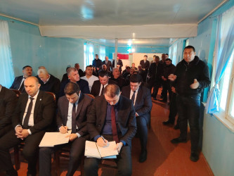 Növbəti səyyar qəbul Yeni Xocavənd qəsəbəsində olub