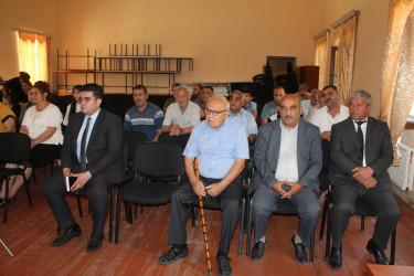 Ağcabədi rayonunda məskunlaşan rayon sakinlərinin müraciətləri dinlənilib