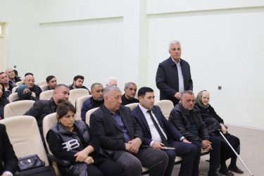 Xocavənd Rayon İcra Hakimiyyəti başçısı Eyvaz Hüseynovun vətəndaşlarla növbəti səyyar qəbulu keçirilmişdir