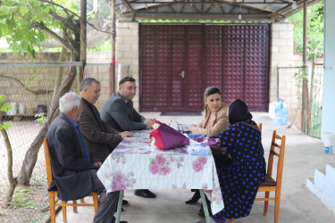 Beynəlxalq Ailə Günü ilə bağlı 63 il birgə nikahda olan Məhərrəmovlar ailəsi ilə görüş keçirilib
