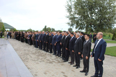 20 sentyabr "Dövlət Suverenliyi Günü" və "Xocavənd Şəhəri Günü" münasibəti ilə tədbir keçirilib
