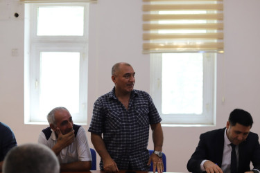 Xocavənd Rayon İcra Hakimiyyətinin başçısı Eyvaz Hüseynovun Bakı şəhəri Nərimanov rayonunda məskunlaşmış rayon sakinləri ilə növbəti səyyar qəbulu keçirilmişdir