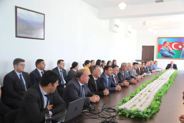 Xocavənd Rayon İcra Hakimiyyətində “Zəfərdən quruculuğa” mövzusunda tədbir keçirilib