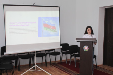 “Ümummilli Lider Heydər Əliyev Azərbaycan Konstitusiyasının müəllifidir” mövzusunda tədbir keçirilib.