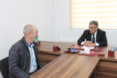 12 noyabr 2025-ci il tarixdə Xocavənd Rayon İcra Hakimiyyətində növbəti vətəndaş qəbulu keçirilmişdir