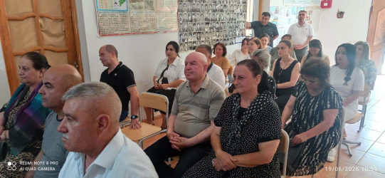 Abşeron rayonu Saray qəsəbəsində məskunlaşan rayon sakinləri ilə növbəti səyyar qəbulu keçirilmişdir