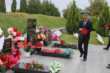 Şəhid Namazov Xəyal Xudaverdi oğlunun anım günü qeyd edilib