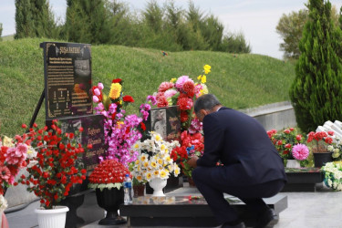 Şəhid Tağıyev Elzamin Eyvaz oğlunun xatirəsi anılıb.
