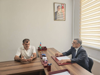 Xocavənd Rayon İcra Hakimiyyətinin Başçısı Eyvaz Hüseynov növbəti vətəndaş qəbulu keçirib