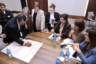 “Gender məsələləri üzrə məsul şəxslərin fəaliyyətinin təkmilləşdirilməsi və effektiv koordinasiya” mövzusunda təlimlərə start verilib