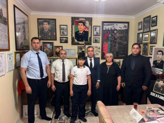 Şəhid ailələrinin ziyarəti davam edir