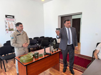 Xocavənd rayonunda partlayıcı sursatların təhlükəsinə dair maarifləndirici görüş keçirilib