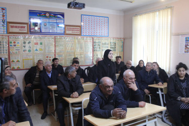 Binəqədi rayonunda məskunlaşan rayon sakinləri ilə növbəti səyyar qəbul keçirilmişdir