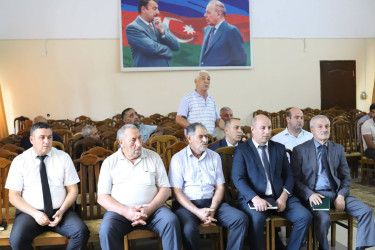 Xocavənd qəsəbəsində vətəndaşların müraciətləri dinlənilib