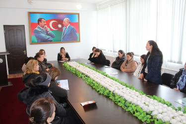  “Məişət zorakılığının doğurduğu fəsadlar” mövzusunda maarifləndirici tədbir keçirilmişdir.