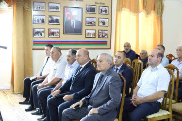 Xocavənd qəsəbəsində vətəndaşların müraciətləri dinlənilib