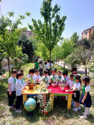 Xocavənd kənd uşaq bağçasında "Təbiəti birlikdə qoruyaq "adlı tədbir keçirilib.