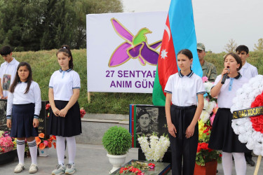 27 Sentyabr Anım Gününə həsr olunmuş rəsmi tədbir keçirilib