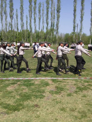 Xocavənd rayon komandası "Şahin" hərbi-idman oyununun regional zona birinciliyində.