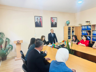 Sülh Aylığı çərçivəsində  sülh, həmrəylik, qarşılıqlı hörmət və tolerantlıq dəyərlərinin təşviqinə həsr olunmuş tədbir keçirilib