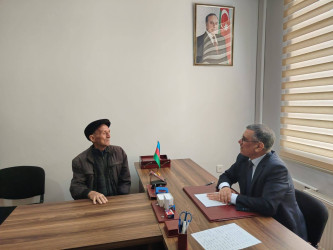05 may 2026-cı il tarixində Xocavənd Rayon İcra Hakimiyyətinin Başçısı Eyvaz Hüseynov vətəndaş qəbulu keçirib