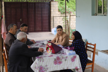 Beynəlxalq Ailə Günü ilə bağlı 63 il birgə nikahda olan Məhərrəmovlar ailəsi ilə görüş keçirilib