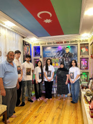 Xocavənd Rayon İcra Hakimiyyətində könüllü fəaliyyət keçən gənclər Şəhidlər xiyabanını və 500 ailəlik Xocavənd qəsəbəsində yaşayan Şəhid ailələrini ziyarət ediblər