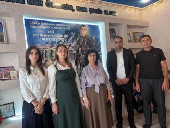 Xocavənd şəhərinə köçən şəhid ailələri ziyarət edilib