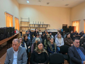 Xocavənd Rayon İcra Hakimiyyəti başçısının növbəti səyyar qəbulu Ağcabədi rayonunda məskunlaşmış rayon sakinləri ilə olub
