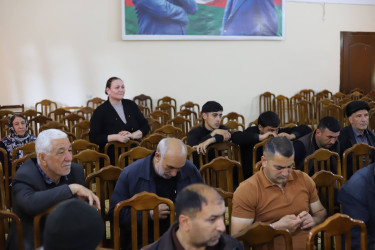 Növbəti səyyar qəbul 500 ailəlik Xocavənd qəsəbəsində olub