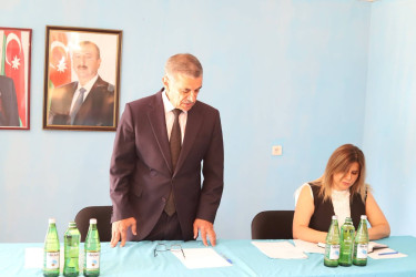 Yeni Xocavənd qəsəbəsində səyyar qəbul keçirilmişdir
