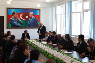 Xocavənd Rayon İcra Hakimiyyətinin başçısı Eyvaz Hüseynov növbəti vətəndaş qəbulu keçirib