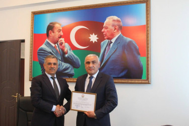 Bəhruz Məmmədovun yeni vəzifəyə təyin edilməsi ilə bağlı tədbir keçirilmişdir