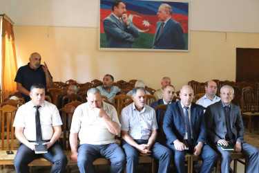 Xocavənd qəsəbəsində vətəndaşların müraciətləri dinlənilib