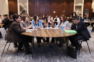 “Gender məsələləri üzrə məsul şəxslərin fəaliyyətinin təkmilləşdirilməsi və effektiv koordinasiya” mövzusunda təlimlərə start verilib