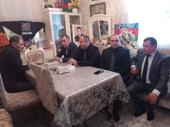 27 Sentyabr - Anım Günü ərəfəsində şəhidlərin ailələri ziyarət edilir