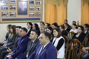 “Məişət zorakılığı və narkomaniyaya qarşı mübarizə” mövzusunda tədbir keçirilib