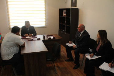 07 oktyabr 2025-ci il tarixdə Xocavənd Rayon İcra Hakimiyyətinin başçısı Eyvaz Hüseynov vətəndaş qəbulu keçirib