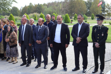 Şəhid Göyüşov Məzahir Niyaz oğlu və Nüsrətli Ceyhun Aqil oğlunun anım gününə həsr olunmuş tədbir keçirilib