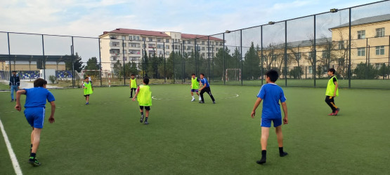 Zəfər Gününə həsr olunmuş mini futbol yarışı keçirilmişdir.