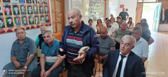 Abşeron rayonu Saray qəsəbəsində məskunlaşan rayon sakinləri ilə növbəti səyyar qəbulu keçirilmişdir