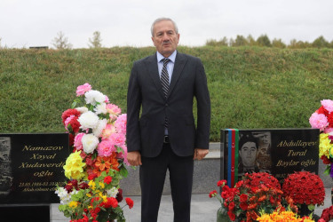 Şəhid Namazov Xəyal Xudaverdi oğlunun anım günü qeyd edilib