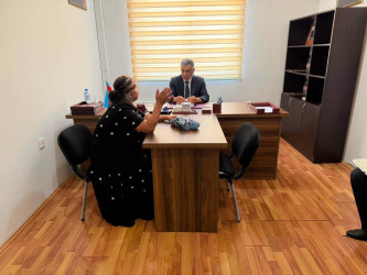 Xocavənd Rayon İcra Hakimiyyətinin başçısı Eyvaz Hüseynov növbəti vətəndaş qəbulu keçirib