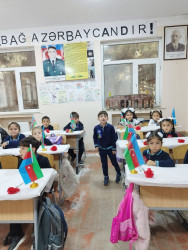 Fevral Şəhidi Aqşin Abdullayevin doğum günü münasibətilə Salakətin kənd tam orta məktəbində Şəhidin adını daşıyan sinifdə anım tədbiri keçirilib
