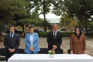 Xocavənd Rayon İcra Hakimiyyətinin başçısı Eyvaz Hüseynov Bilik Günü münasibətilə keçirilən tədbirdə iştirak edib